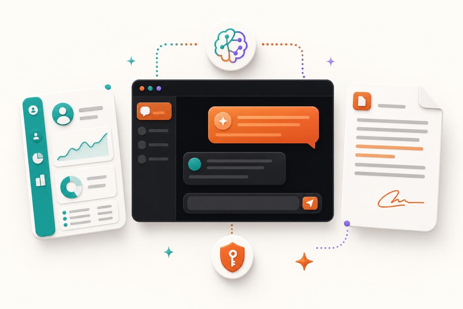 Chat across Salesforce and your contracts — one authenticated connector